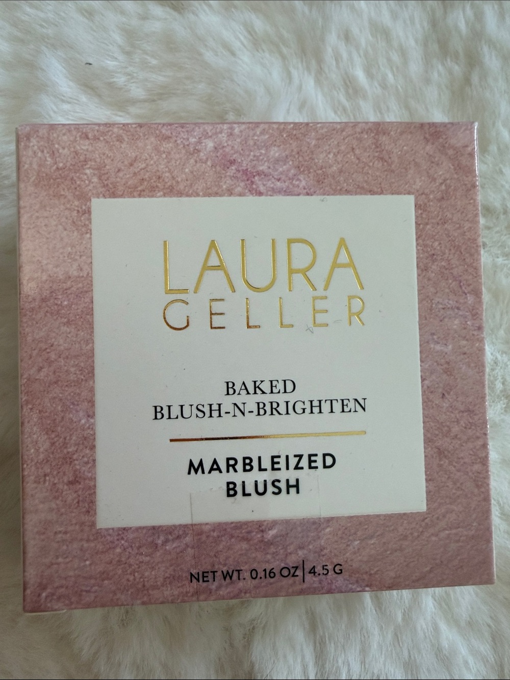 Laura Geller Marbleized Blush Baked Blush-N-Brighten Ethereal Rose 0.16 0z NEW